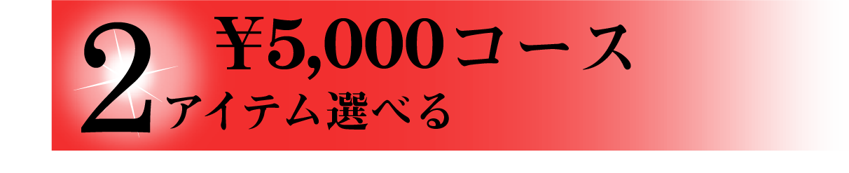 5,000円コース