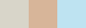 Cream Beige  ,Aurora Pink ,Pale Blue 