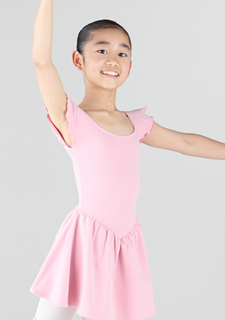 Marty Color Leotard Junior Bell Sleeve Image