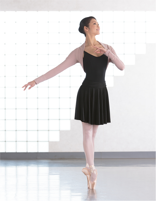 Elegantly Soft Shrug +Marty Leotard Camisole V Neck +Circular Skirt