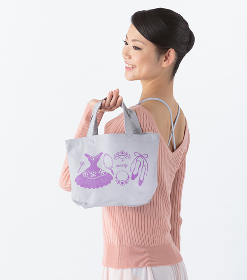 Knit Tops+Marty Leotard Crossed Back +Canvas Tote Bag