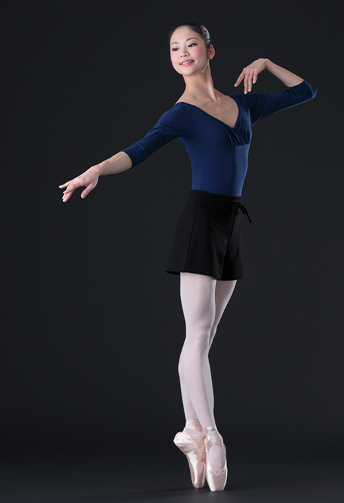 Marty Color Leotard 七分丈Gathered 型＋Culotte Pants 