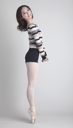 Knit TopsStripe +Spats Shorts