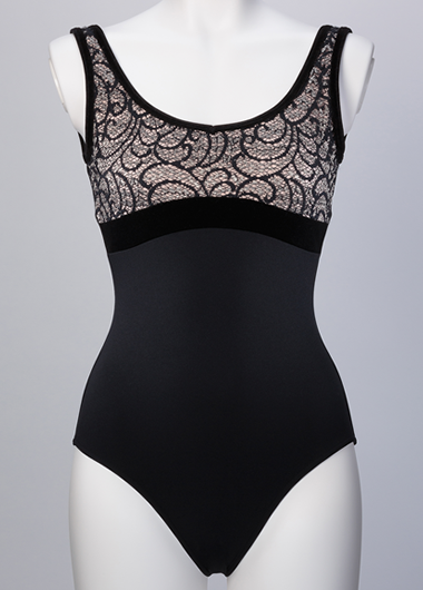 Ballet leotard / Lace Velour Straps Leotard 2nd line |Dance & Ballet ...